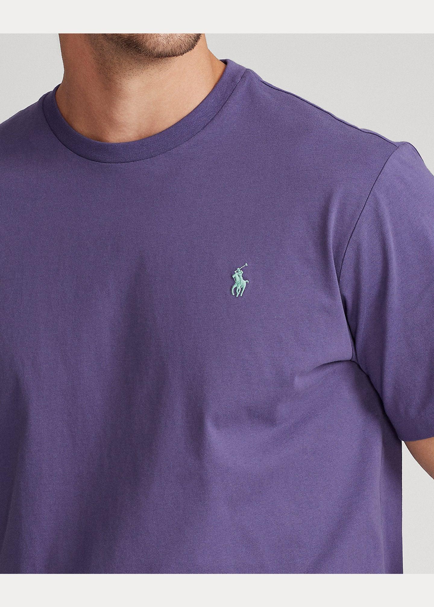 Camiseta de punto Classic Fit Púrpura