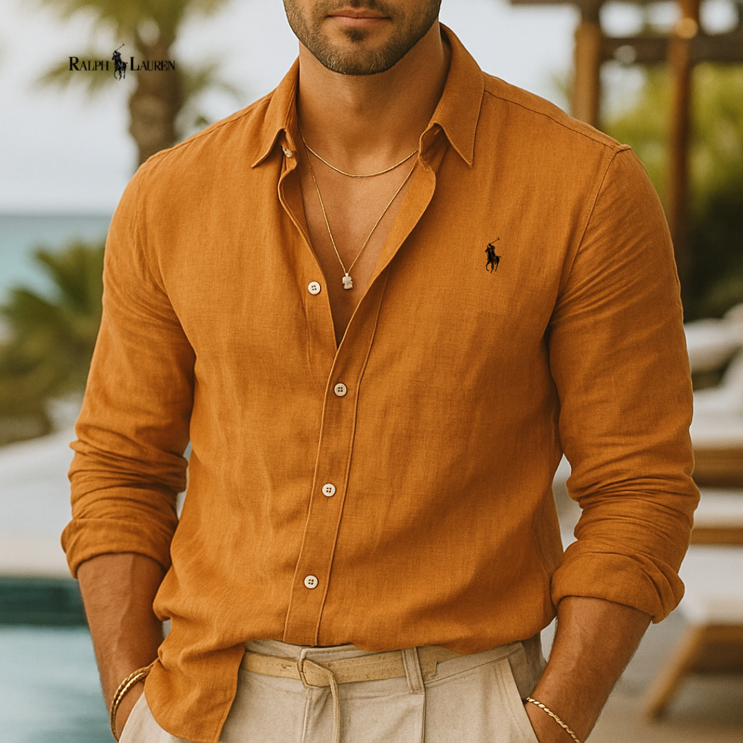 Camisa de lino Classic Fit