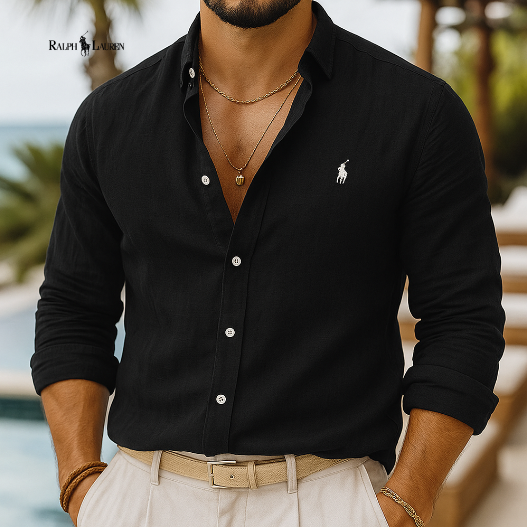 Camisa de lino Classic Fit
