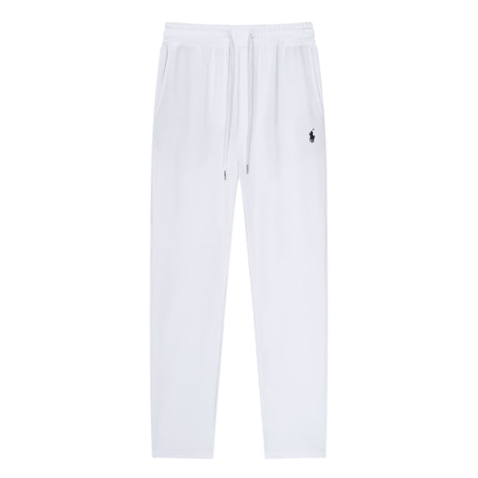 Pantalones deportivos de lujo RL de algodón puro y lino.