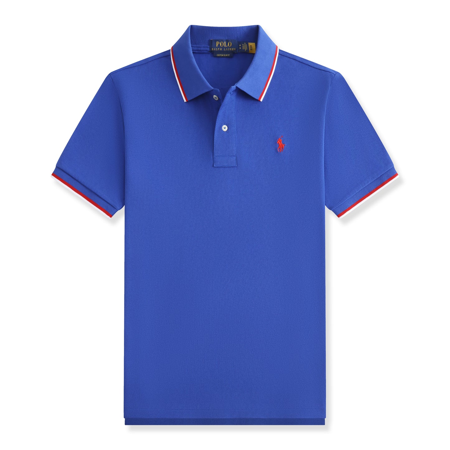 Polera de piqué Custom Slim Fit colores
