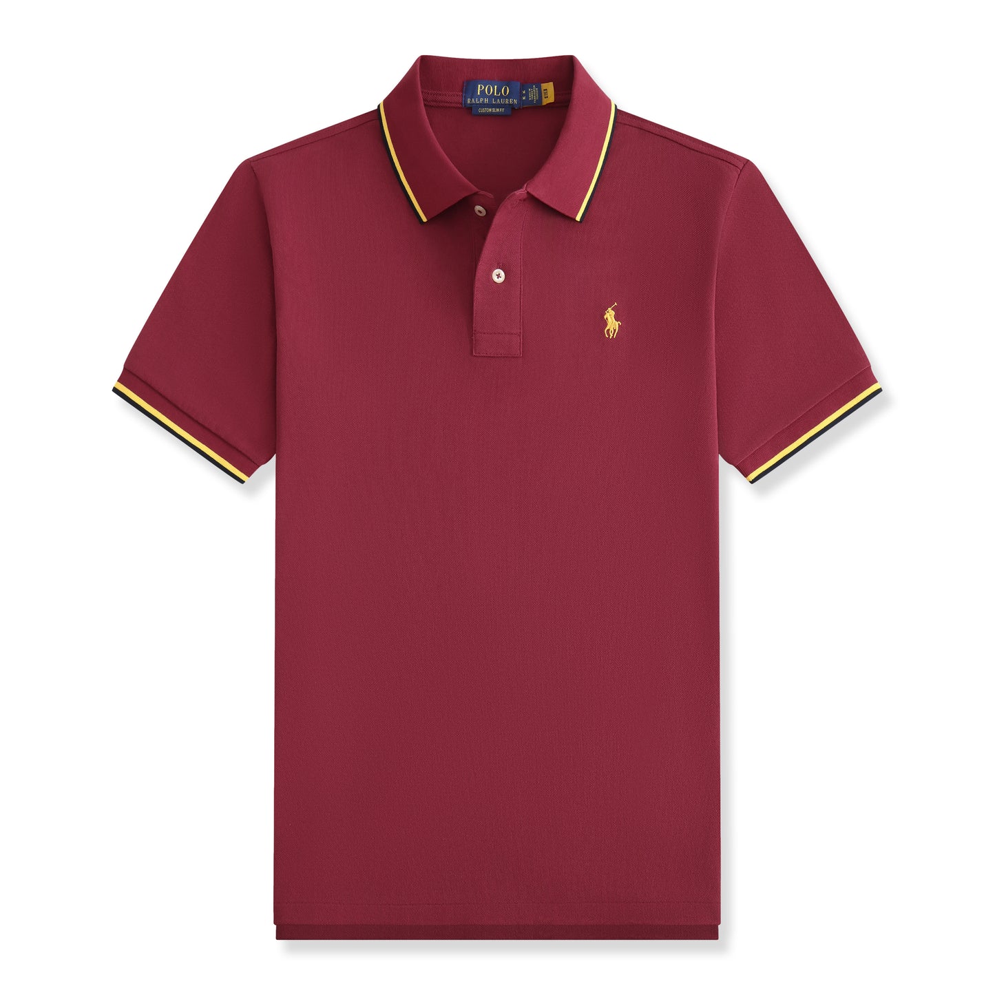 Polera de piqué Custom Slim Fit colores