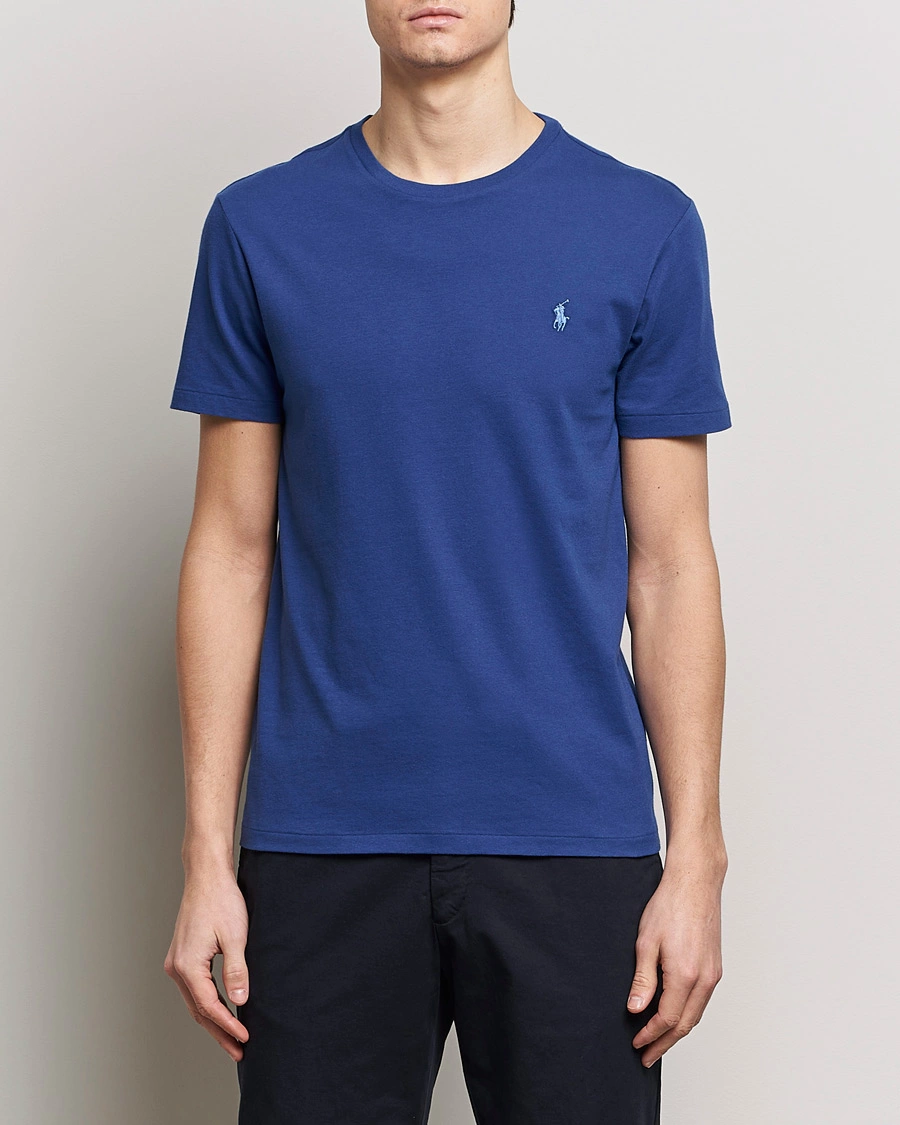 Camiseta de punto Classic Fit Azul