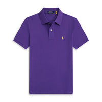 Morado etiqueta amarilla