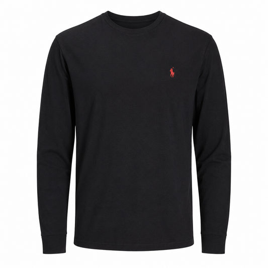 Camiseta Manga Larga Negro