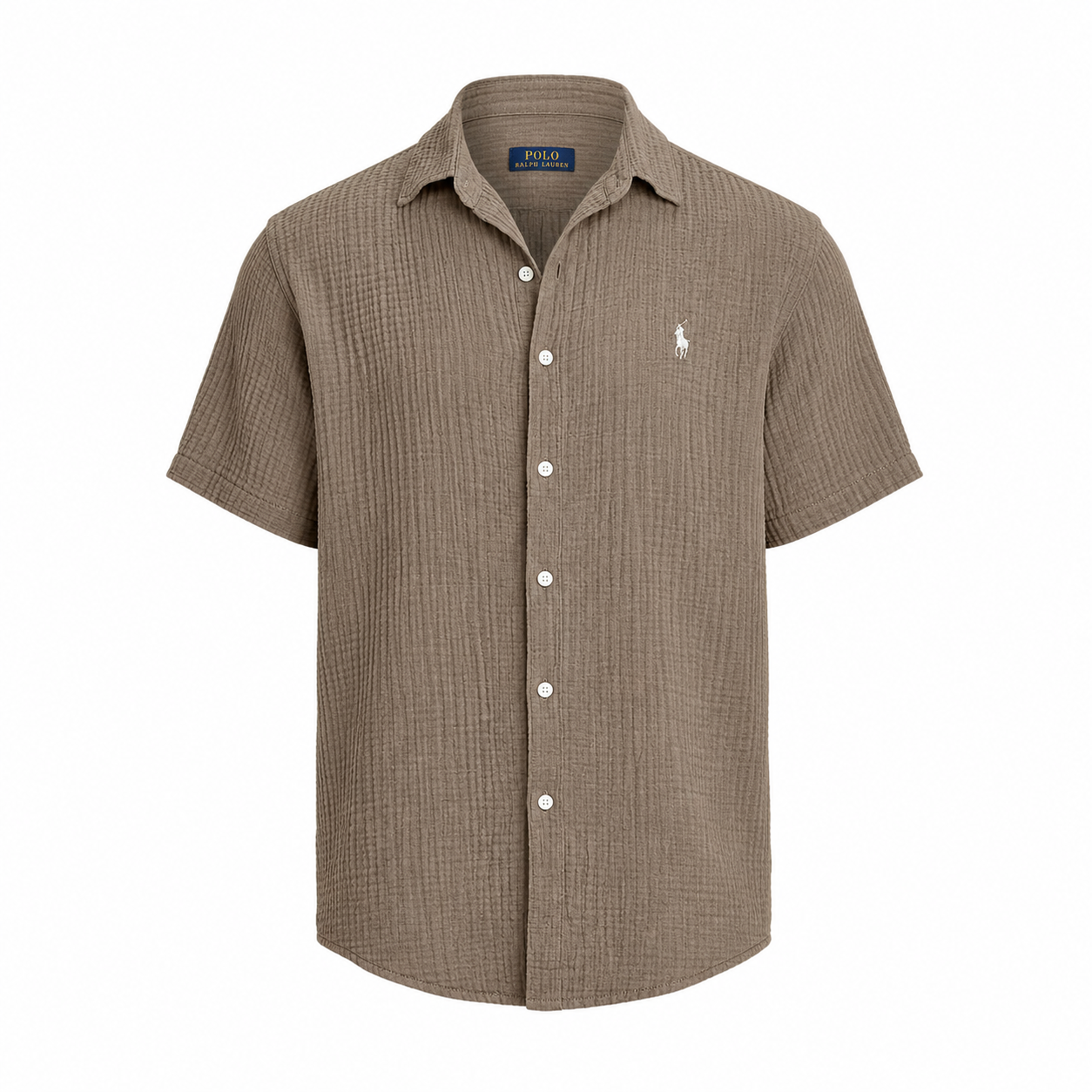 Camisa manga corta Oxford