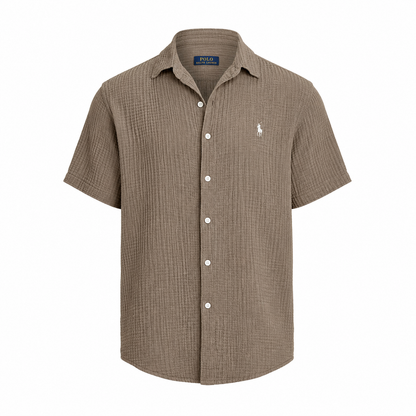 Camisa manga corta Oxford