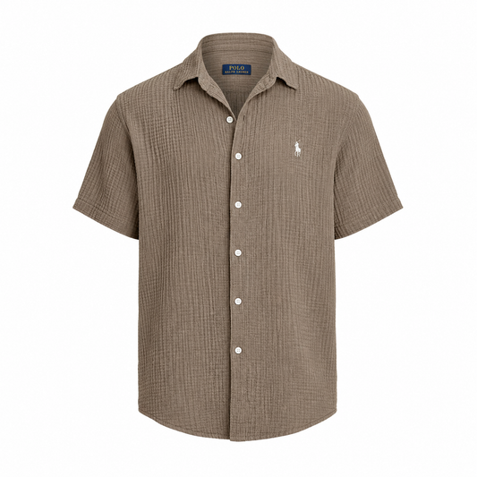 Camisa manga corta Oxford