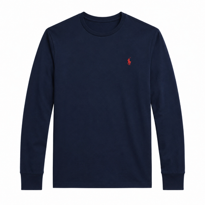Camiseta Manga Larga Azul