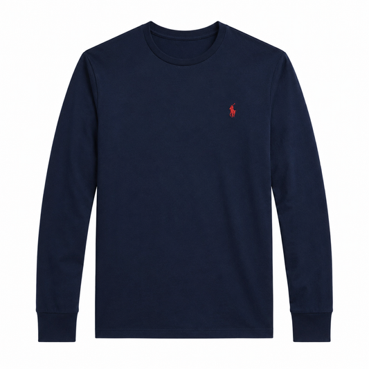 Camiseta Manga Larga Azul