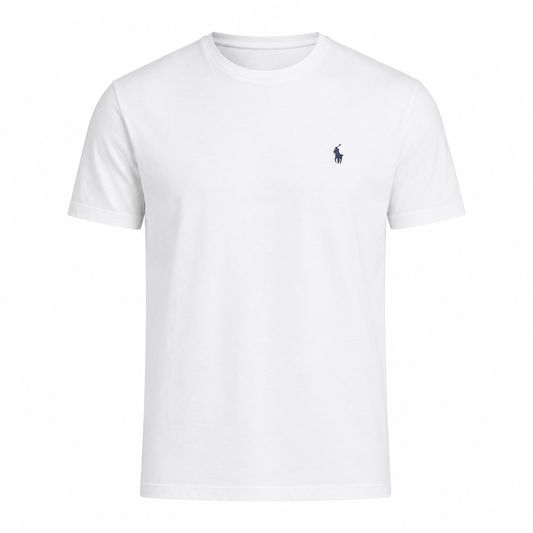 Camiseta de punto Classic Fit Blanco