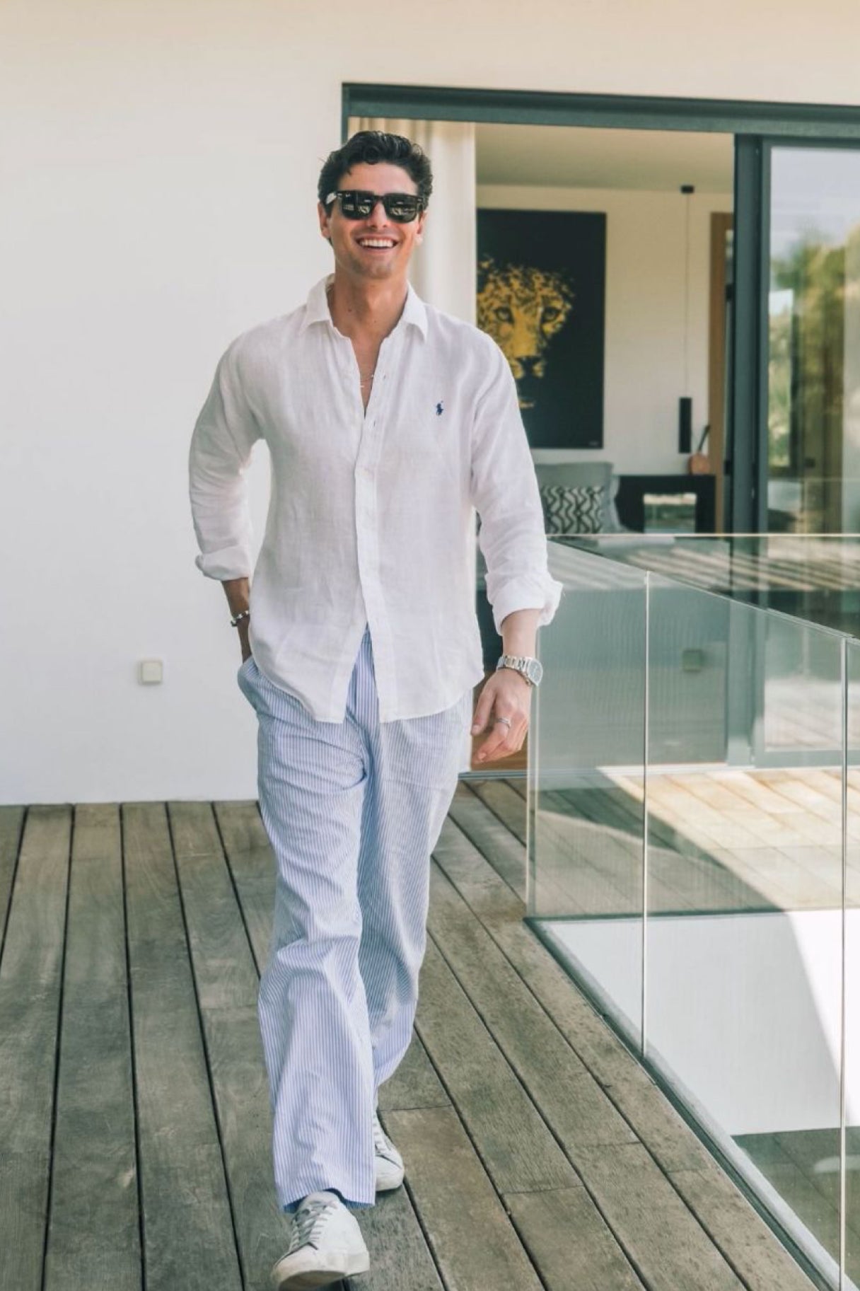 Camisa de lino Classic Fit