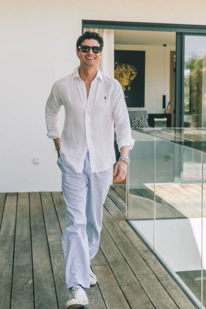 Camisa de lino Classic Fit