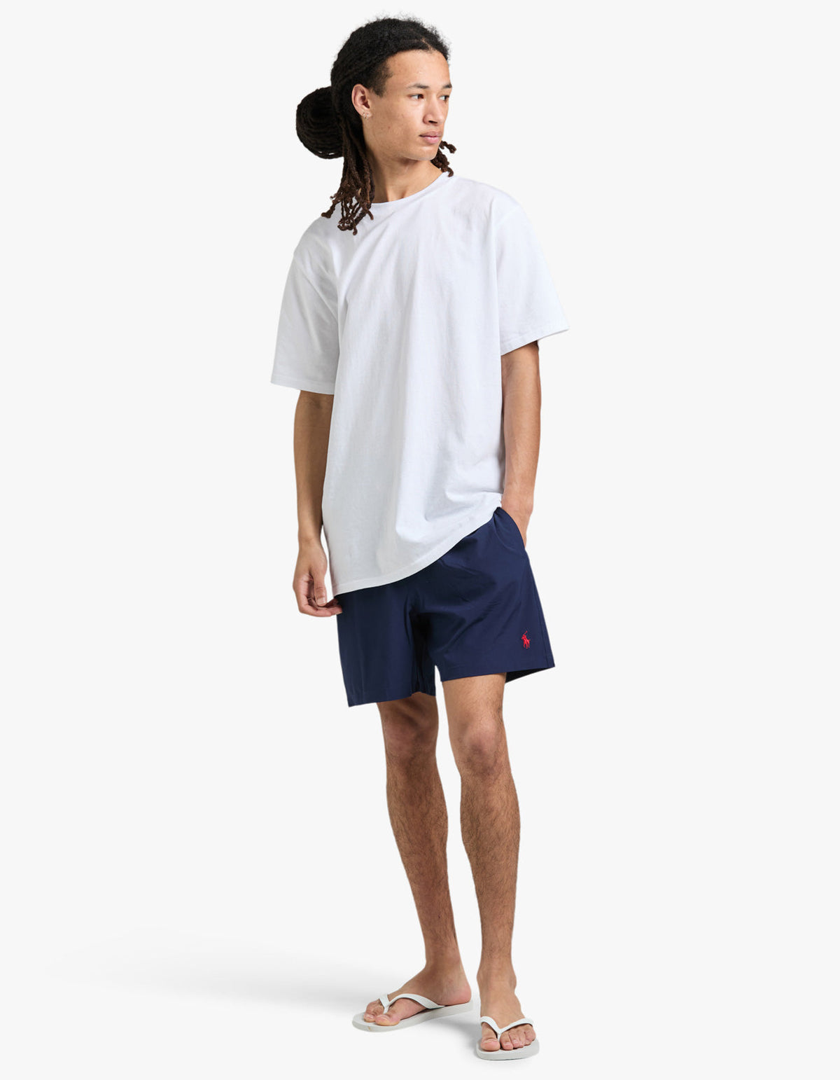 Short de baño azul marino