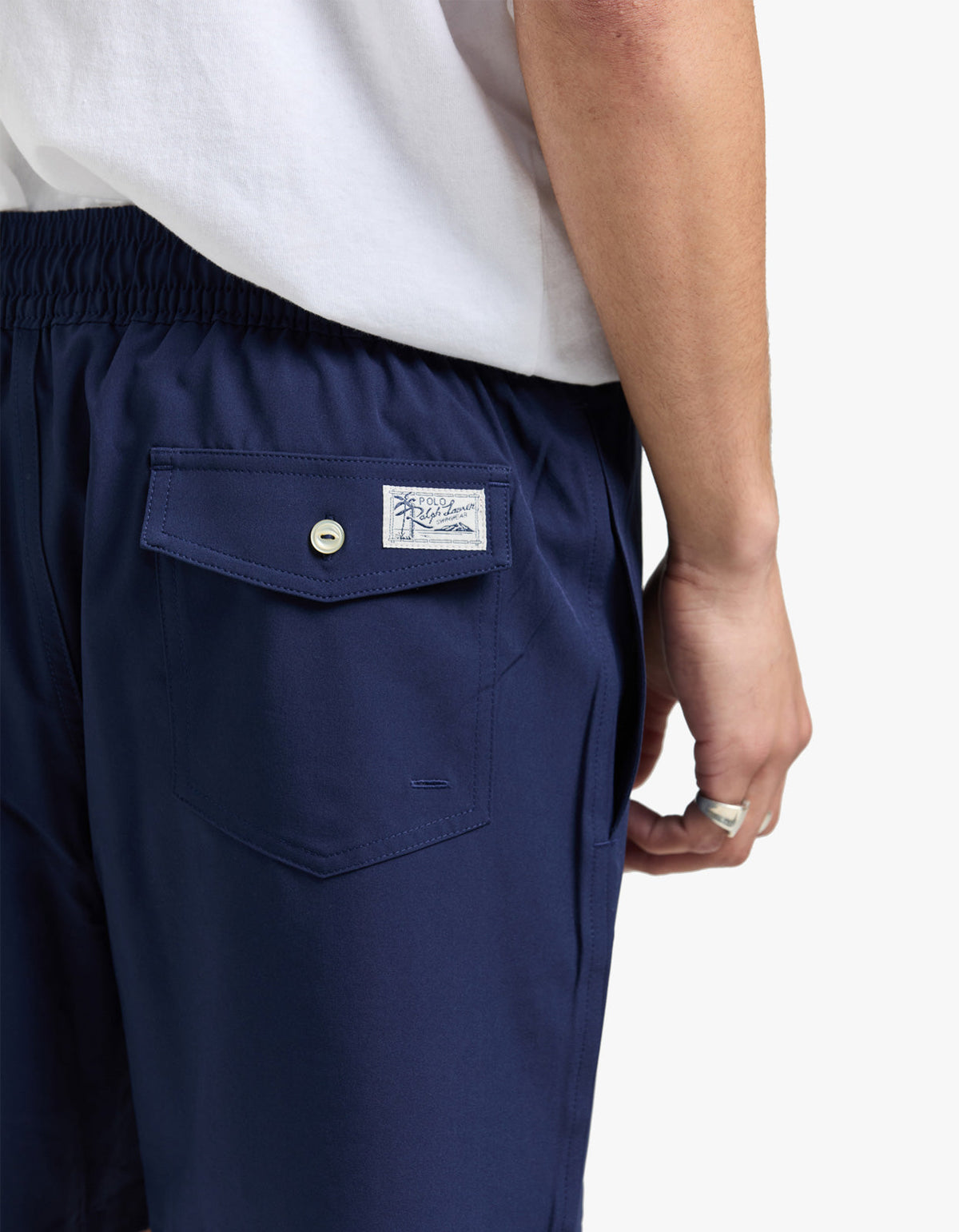 Short de baño azul marino