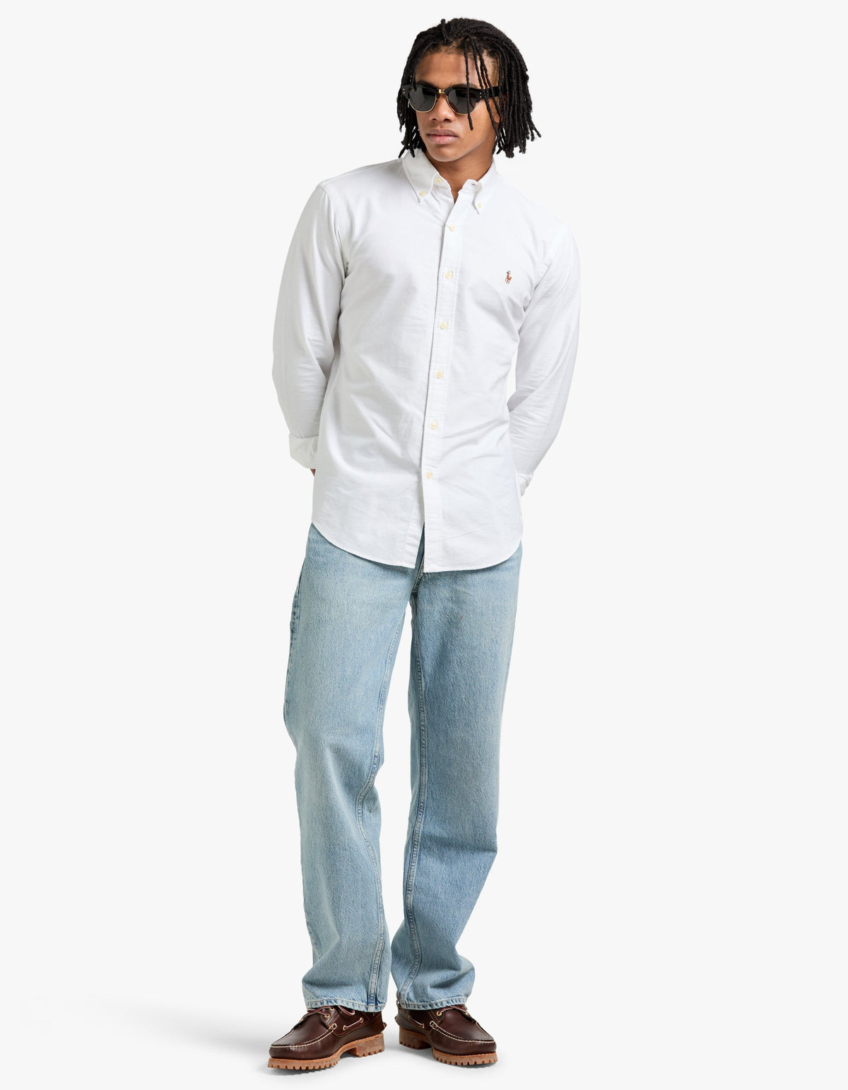 Camisa Oxford blanca