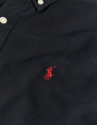Camisa Oxford negra