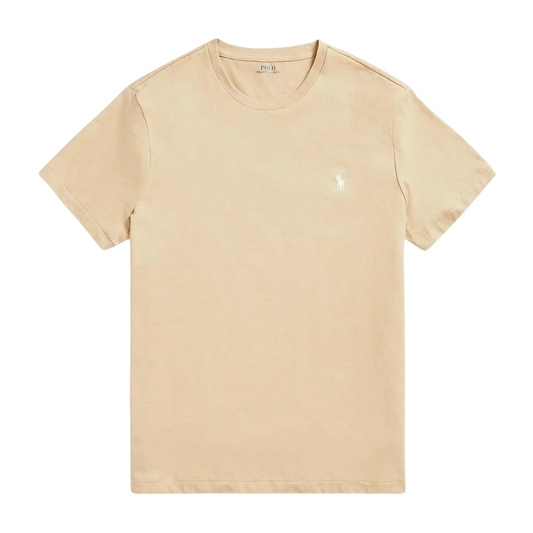 Camiseta de punto Classic Fit Beige