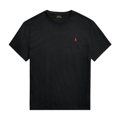 Camiseta de punto Classic Fit Negra