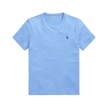 Camiseta de punto Classic Fit Azul claro