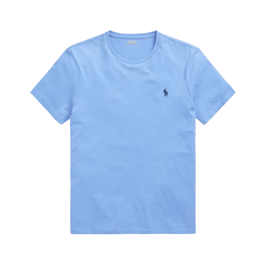 Camiseta de punto Classic Fit Azul claro