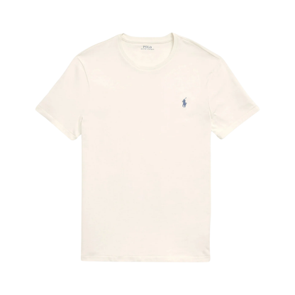 Camiseta de punto Classic Fit Crema