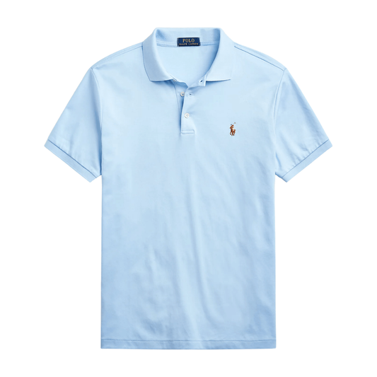 Polera Algodón suave Azul claro