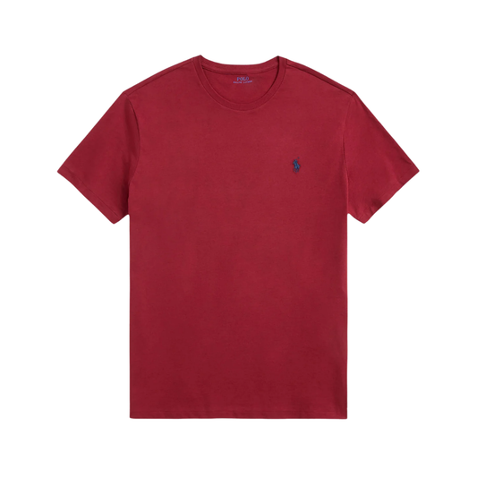Camiseta de punto Classic Fit Burdeo