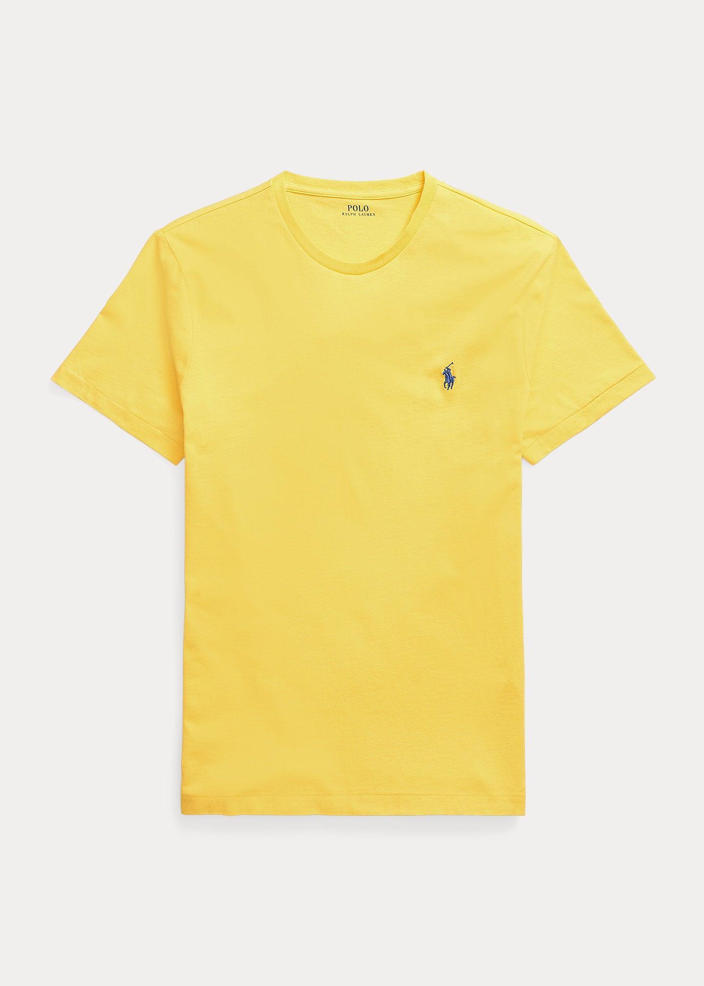 Camiseta de punto Classic Fit amarilla