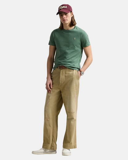Camiseta de punto Classic Fit Verde