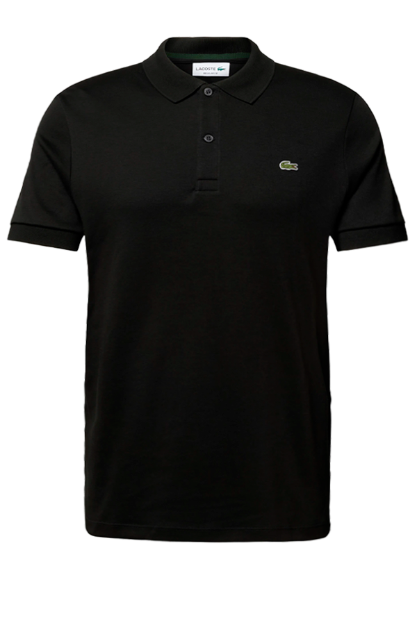 Polo de algodón negro