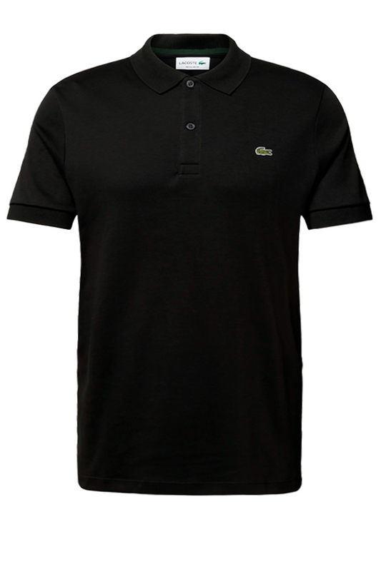 Polo de algodón negro
