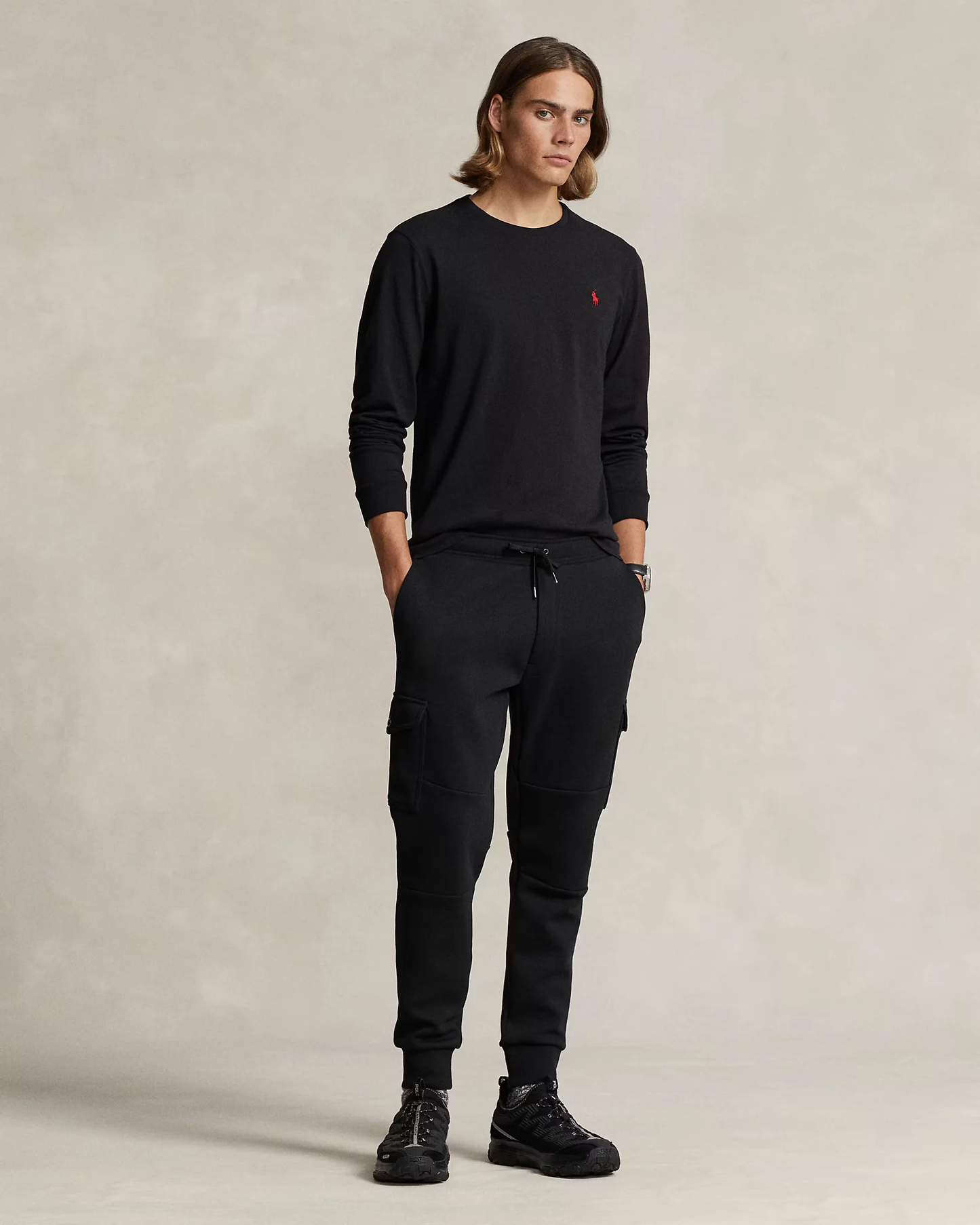 Camiseta Manga Larga Negro