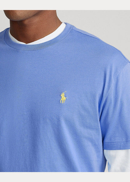 Camiseta de punto Classic Fit Azul cielo
