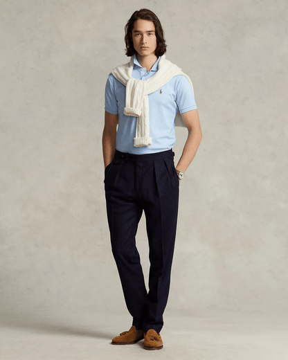 Polera Algodón suave Azul claro