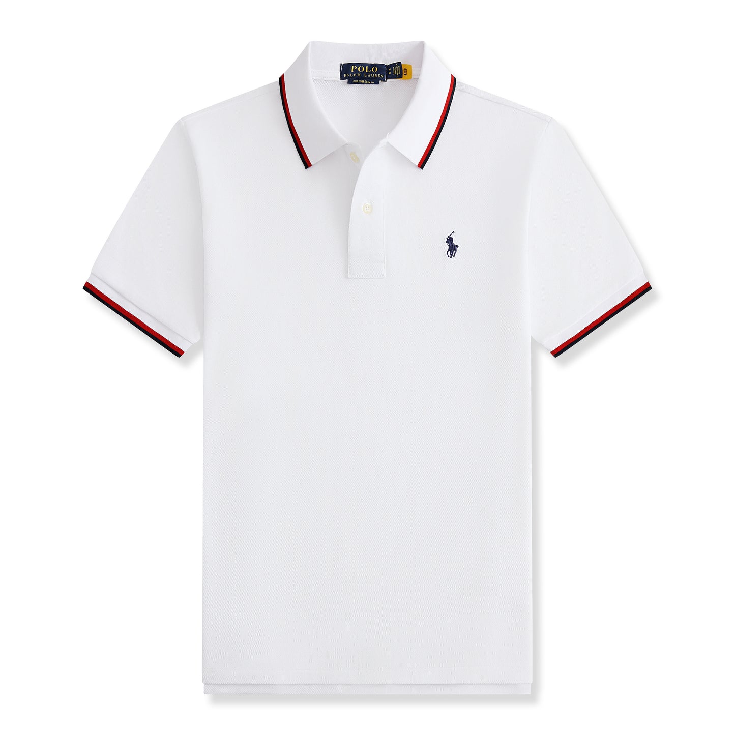 Polera de piqué Custom Slim Fit colores