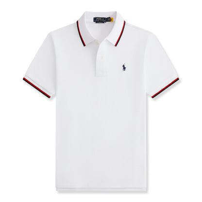Polera de piqué Custom Slim Fit colores