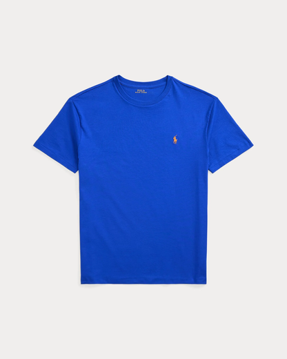 Camiseta de punto Classic Fit Azul zafiro