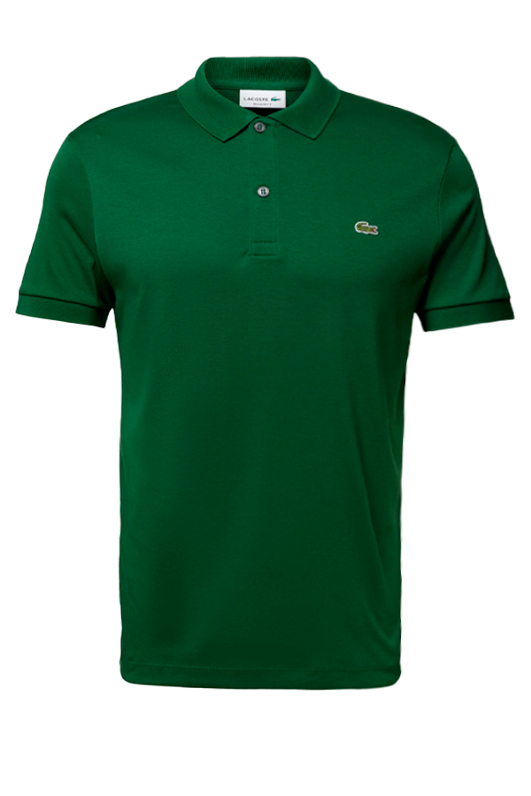 Polo de algodón verde