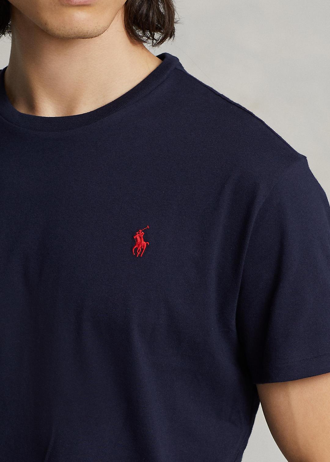 Camiseta de punto Classic Fit Azul Marino