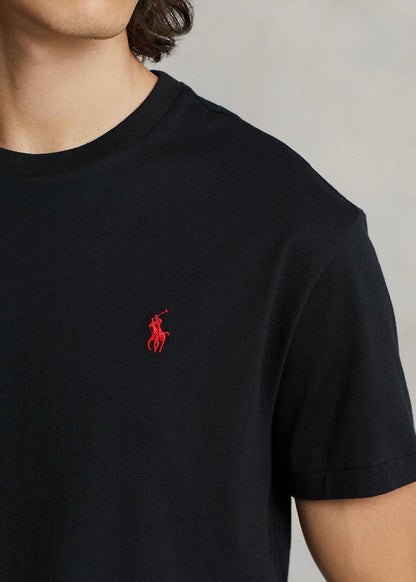 Camiseta de punto Classic Fit Negra