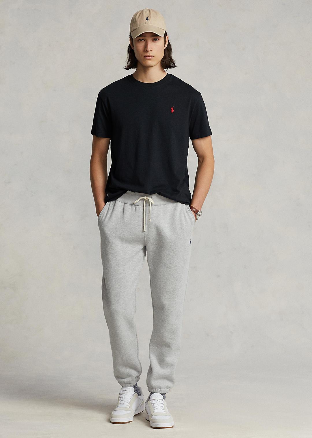 Camiseta de punto Classic Fit Negra