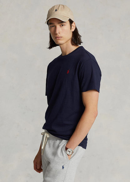Camiseta de punto Classic Fit Azul Marino