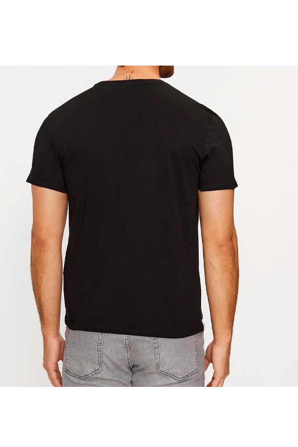Poleras cuello redondo pack de 3 negras
