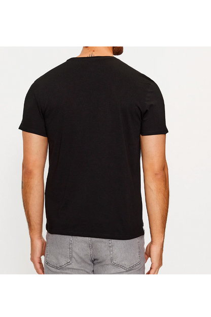 Poleras cuello redondo pack de 3 negras