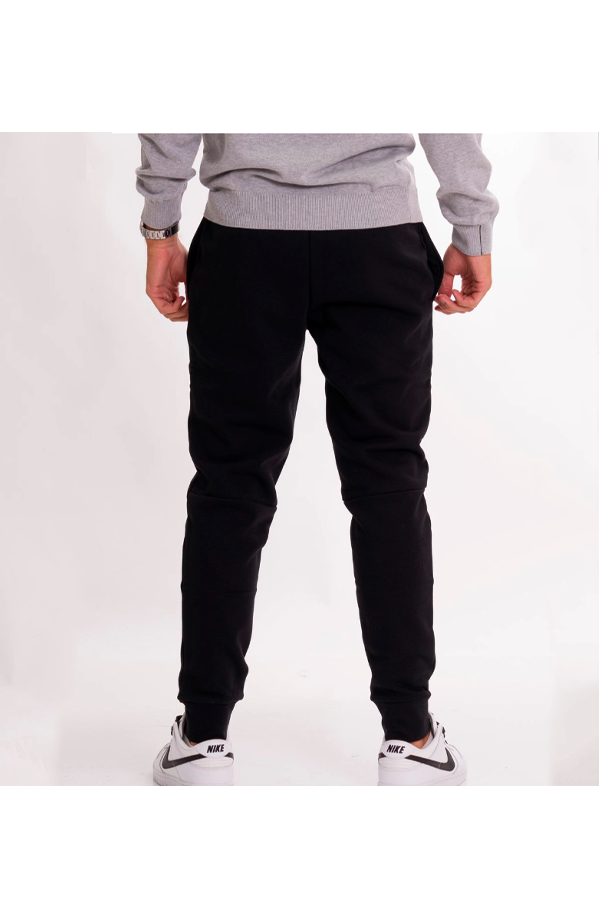 Pantalón de buzo de algodón negro