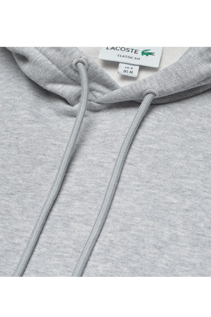 Polerón con capucha de algodón orgánico gris