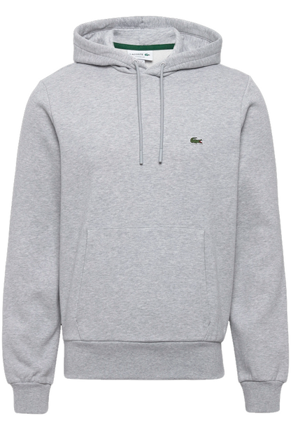 Polerón con capucha de algodón orgánico gris
