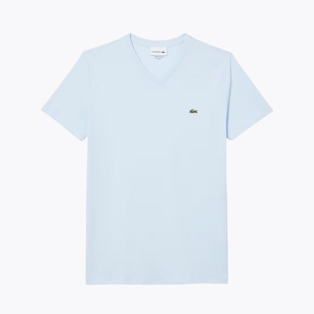 Polera liviana de algodón cuello en V
