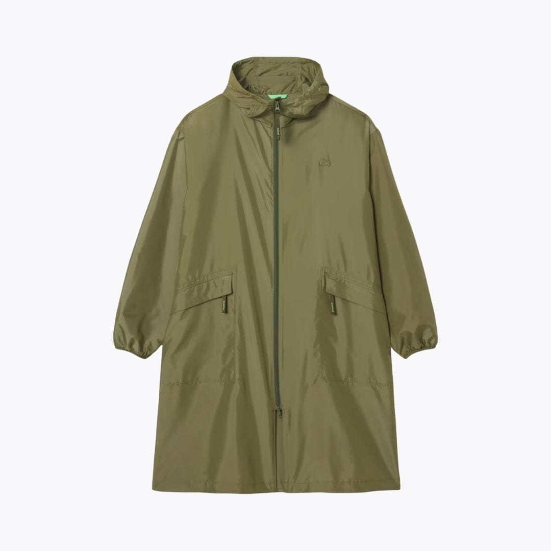 Parka larga plegable impermeable